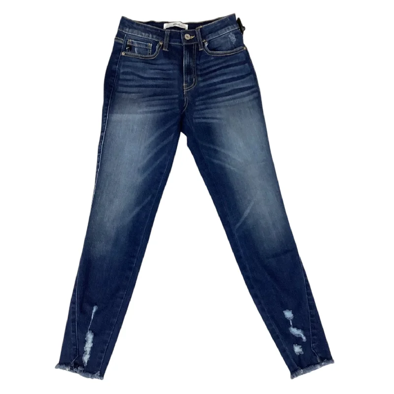 Soft Fashion Jeans Skinny By Kancan In Blue Denim, Size: 4