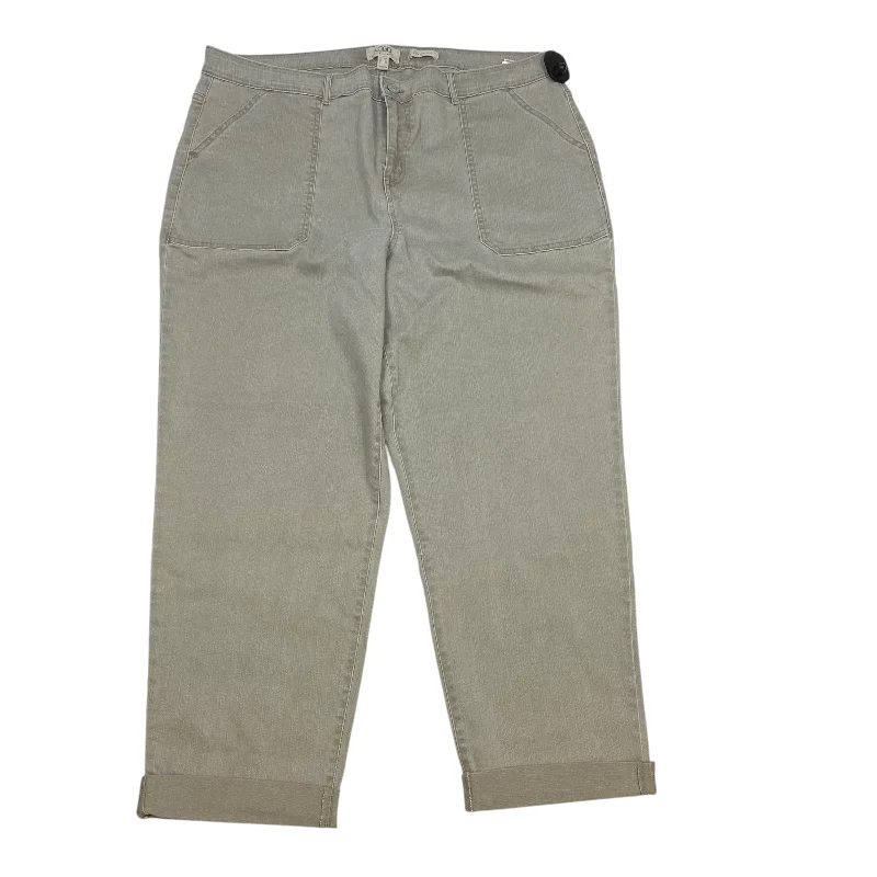 Youthful Style Jeans Boyfriend By Logo In Green, Size: 20