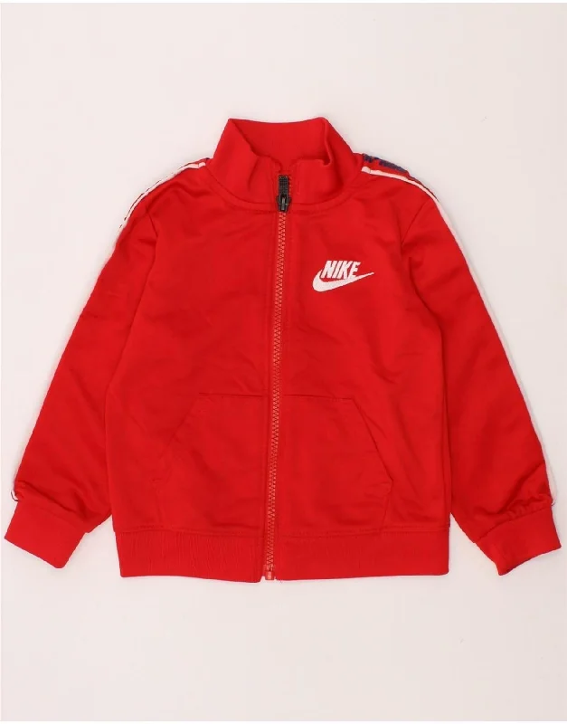 Practical Style NIKE Baby Boys Graphic Tracksuit Top Jacket 18-24 Months Red
