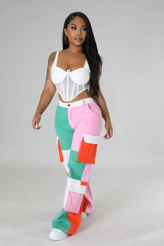 Modern City Block Em' Pants