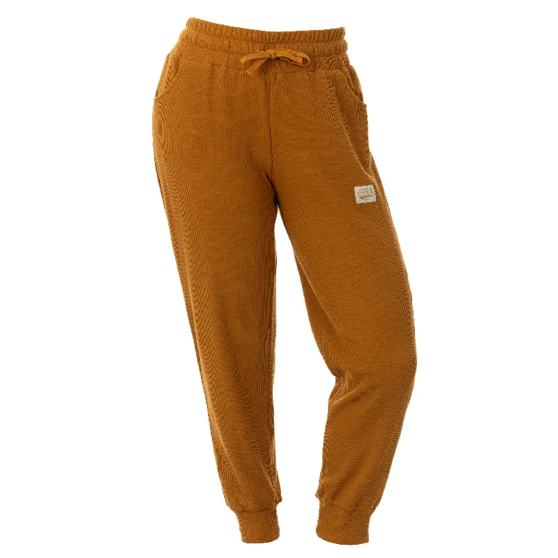 Girl Style Cozy Waffle Jogger