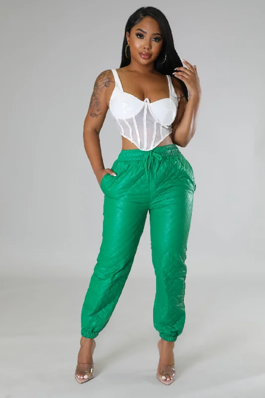 Street Charm Quilted Moments Pants