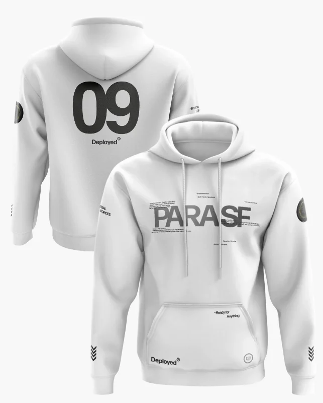 Elegant Temperament 09 PARA DEPLOYED Snow Soft Premium Hoodie