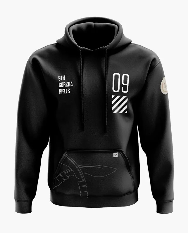 Personalized Wear 9th Gorkha Warriors Snow Soft Premium Hoodie