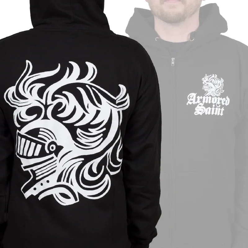 Classic Series Armored Saint "White Logo" Zip Hoodie