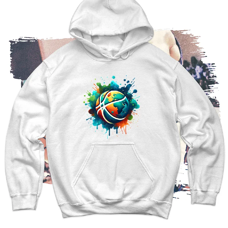 Elegant Design Basketball Drip Soft Blend Hoodie