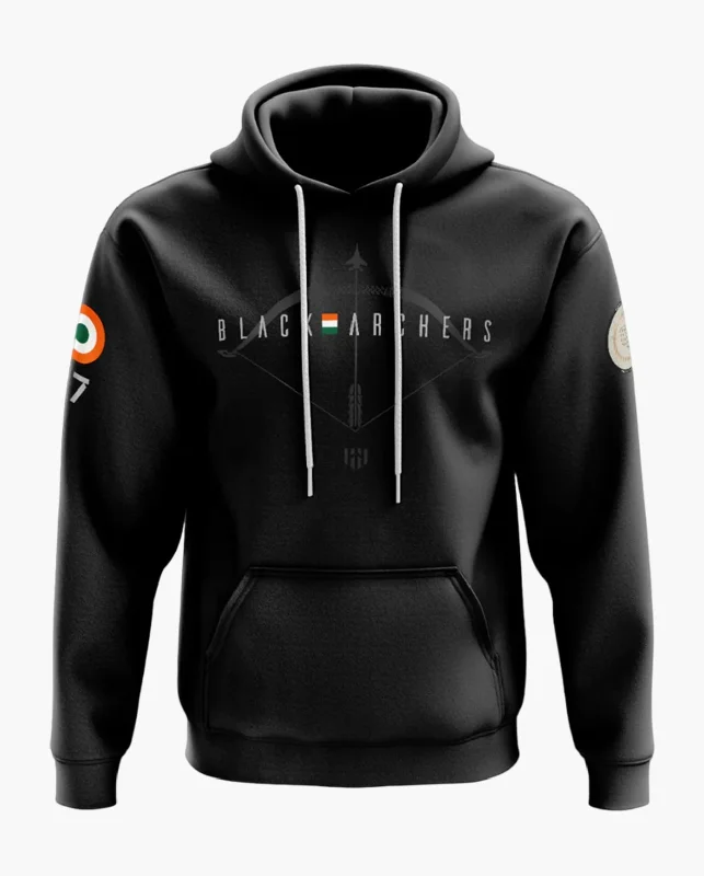 Luxury And Elegant Black Archers Snow Soft Premium Hoodie