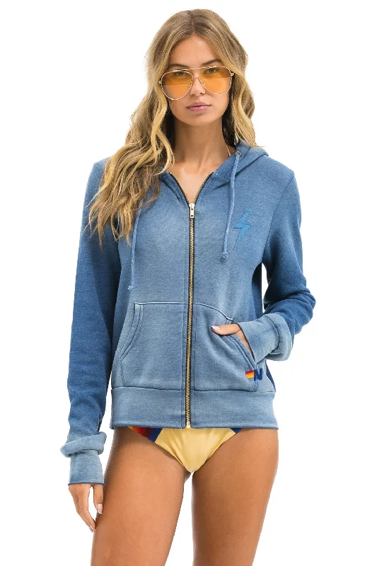 High-quality Styles BOLT STITCH 2 ZIP HOODIE - FADED WATER