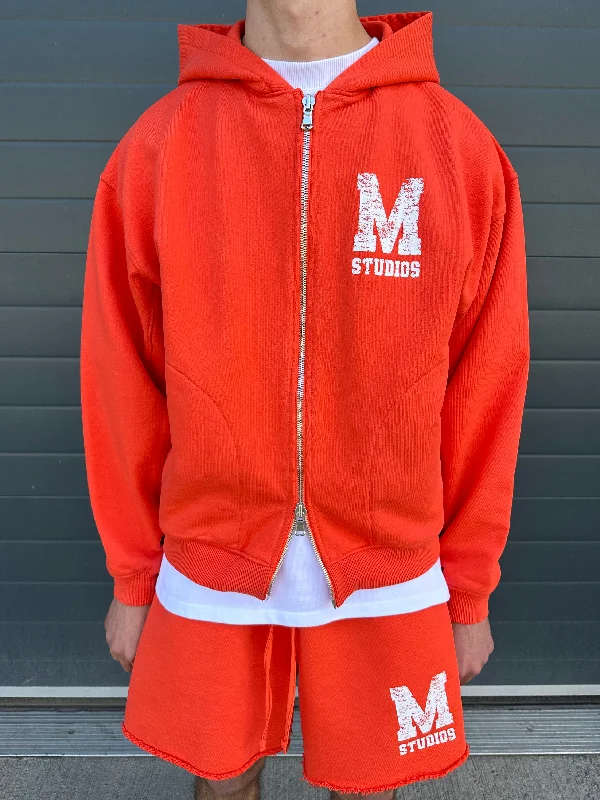Warm And Comfortable Candy Red M Studios Zip up.