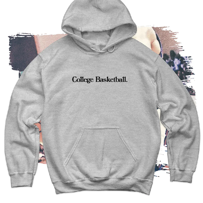 Comfort Fit College Basketball Black Soft Blend Hoodie