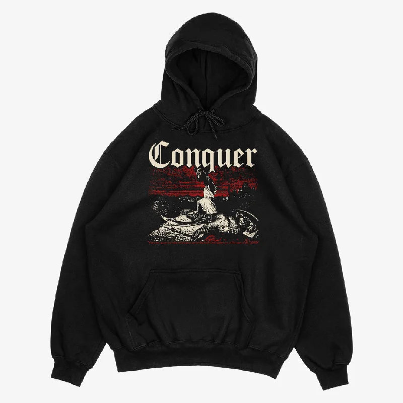 Easy Fashion CONQUER Hoodie