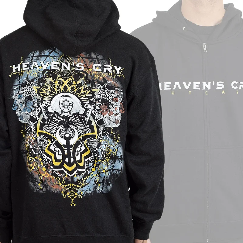 Moisture wicking Heaven's Cry "The Outcast" Zip Hoodie