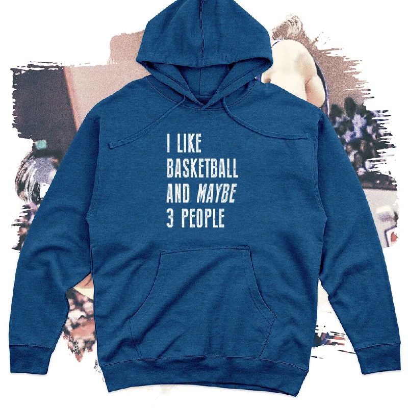 Unique Prints I Like Basketball Midweight Hoodie