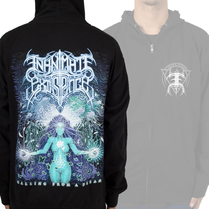 Soft Relaxation Wear Inanimate Existence "Calling From a Dream" Zip Hoodie