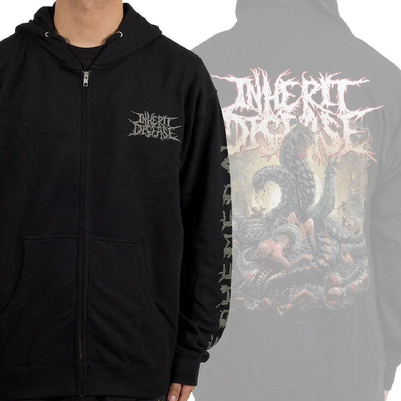 Slim Fit Inherit Disease "Ephemeral" Zip Hoodie