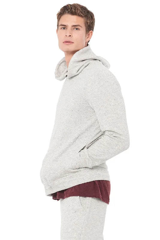 Comfy Layers MEN'S LIGHT HEATHER GREY PULLOVER HOODIE