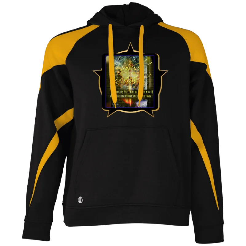 Personalized Series Like Father, Like Son 01 Men's Designer Athletic Colorblock Fleece Raglan Pullover Hoodie (5 colors)