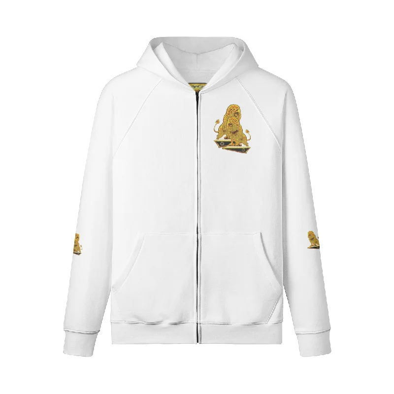 Classic Style Like Father, Like Son 02-01 Men's Designer Heavyweight Fleece Lined Raglan Full Zip Hoodie (5 colors)