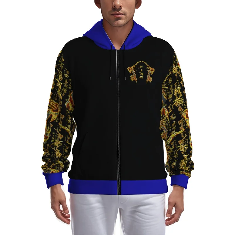 Basic Version Like Father, Like Son 03-01 Men's Designer Full Zip Hoodie