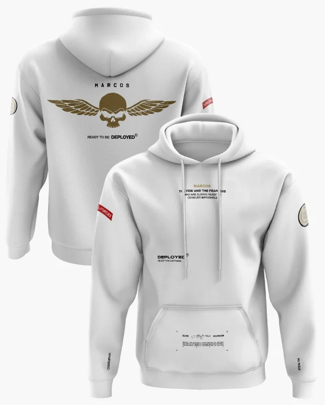 Trendy And Casual MARCOS Snow Soft Premium Hoodie