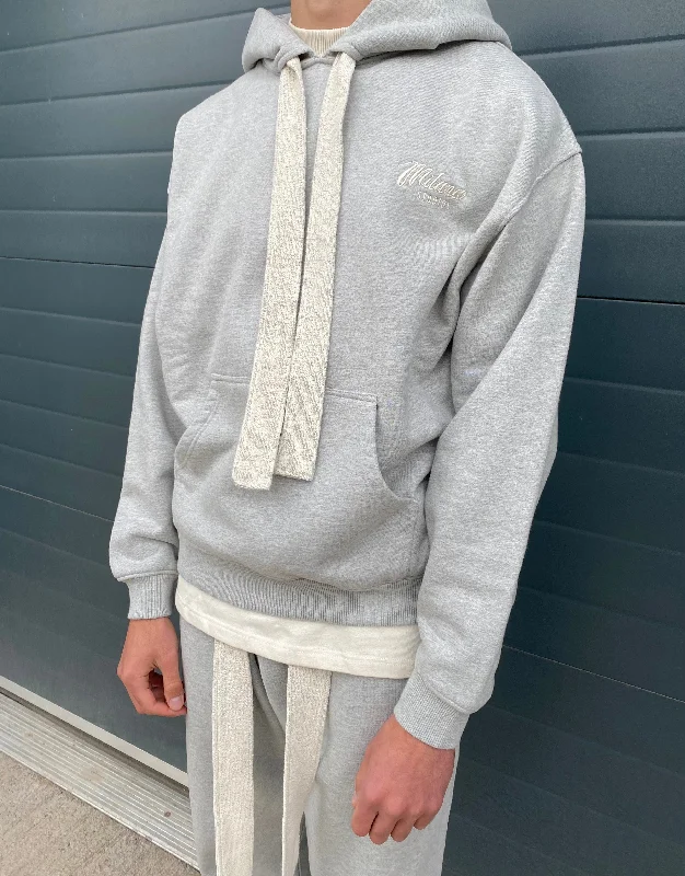 Girl Style Marl Grey Premium Hoodie.