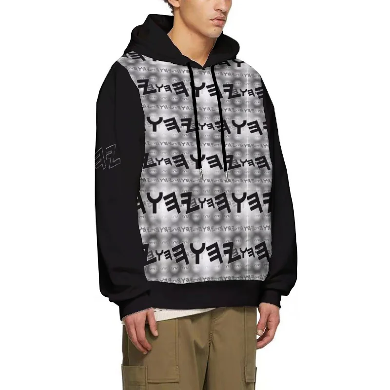 Exquisite Tailoring Most High God - Yahuah 01-01 Black Men's Designer Pullover Hoodie