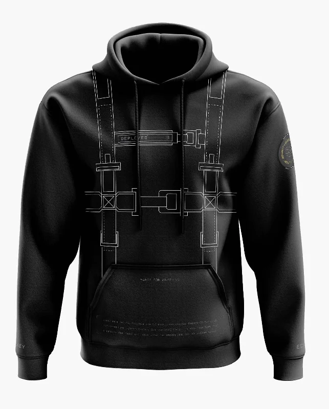 High-end Design PARA HARNESS Snow Soft Premium Hoodie