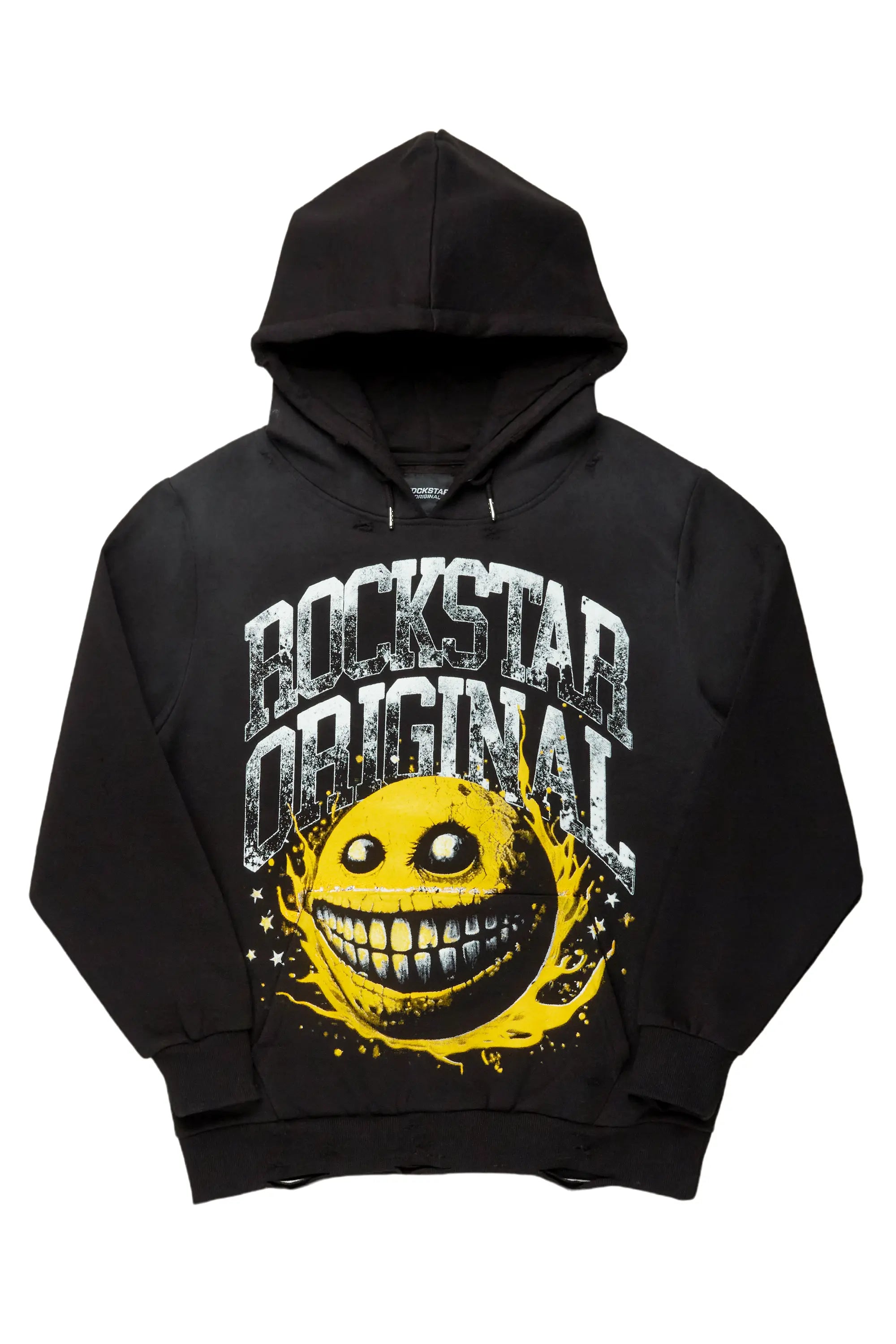 Stylish Jackets Chuffed Black Graphic Hoodie