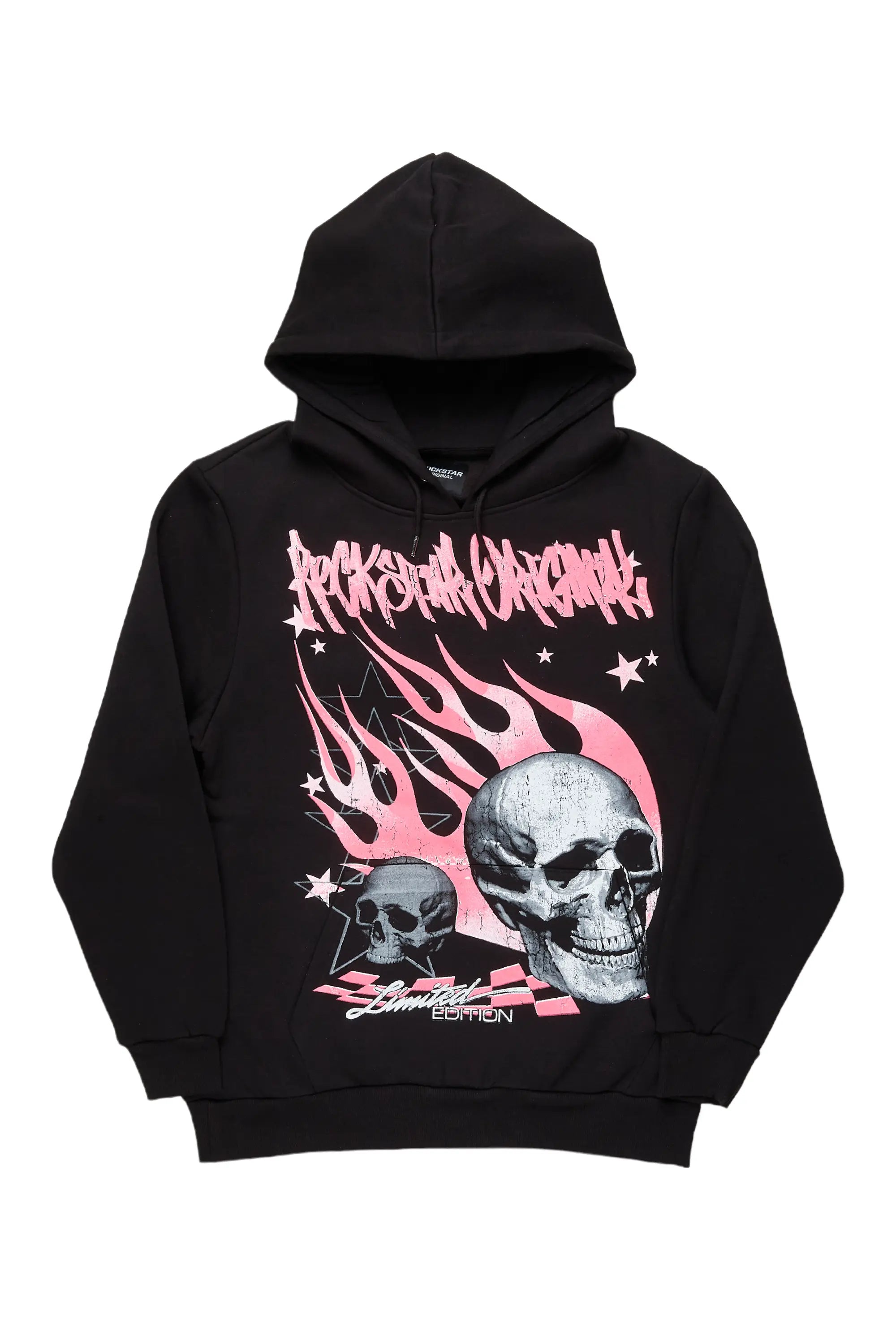 Weekend Comfort Wear Anneso Black Graphic Hoodie
