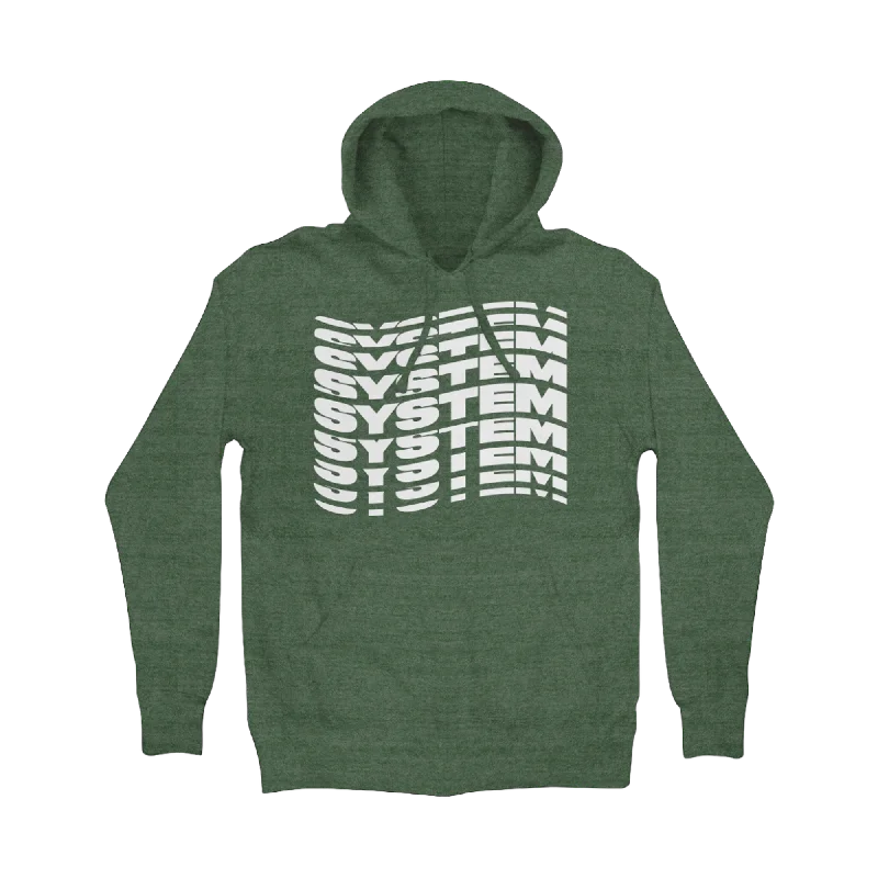 College Style System Wave Hoodie