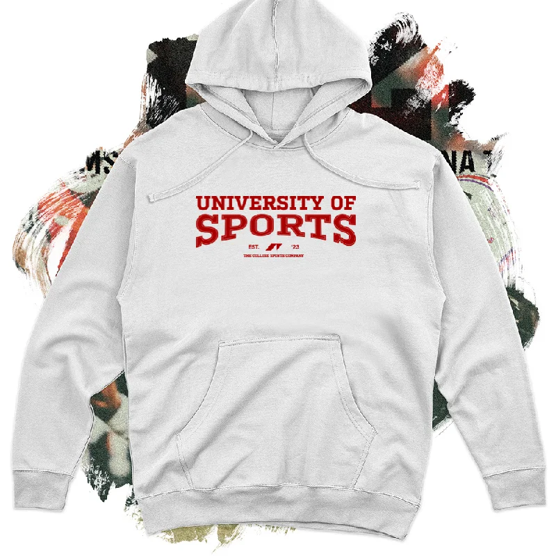 High-end Sense University of Sports Football Midweight Hoodie
