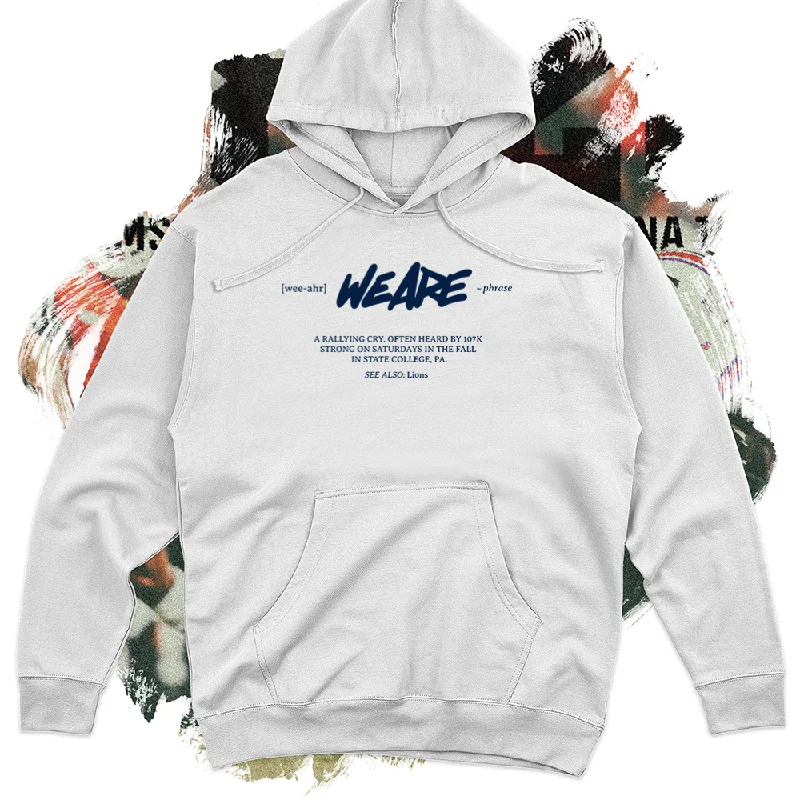 High Street Design We Are Definition Whiteout Hoodie