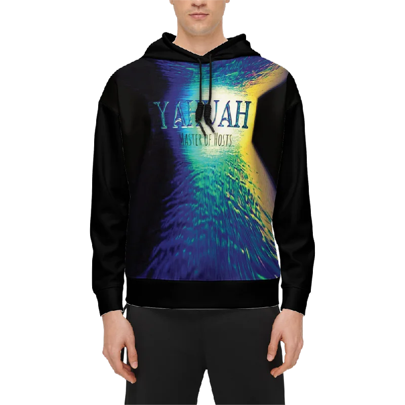 Luxury Classic Yahuah-Master of Hosts 02-01 Men’s Designer Relaxed Fit Pullover Hoodie