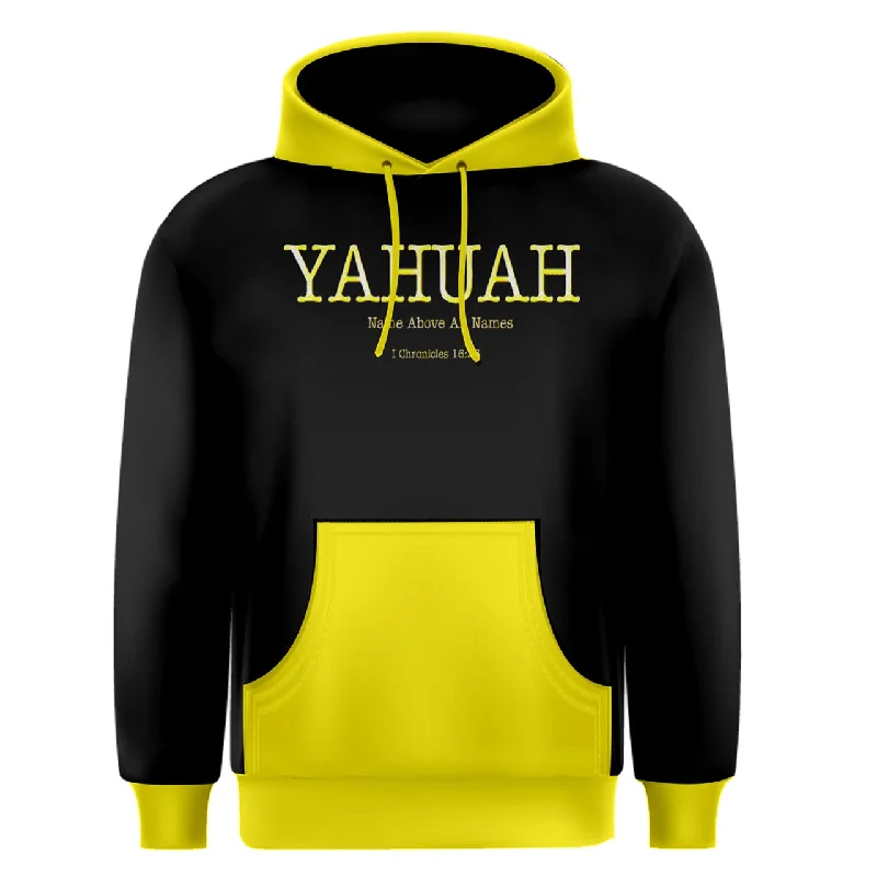 Urban Design Sense Yahuah-Name Above All Names 02-02 Men's Designer Core Pullover Hoodie