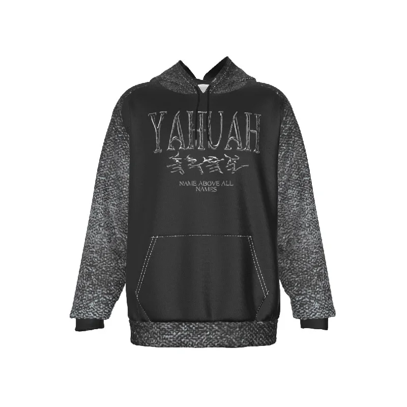 Classic Design Yahuah-Name Above All Names 01-01 Men's Designer Raglan Pullover Hoodie