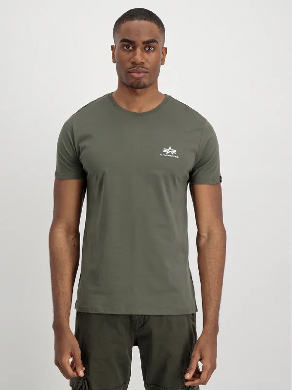 Fashion Must-have T-shirt con Logo sul Petto Verde
