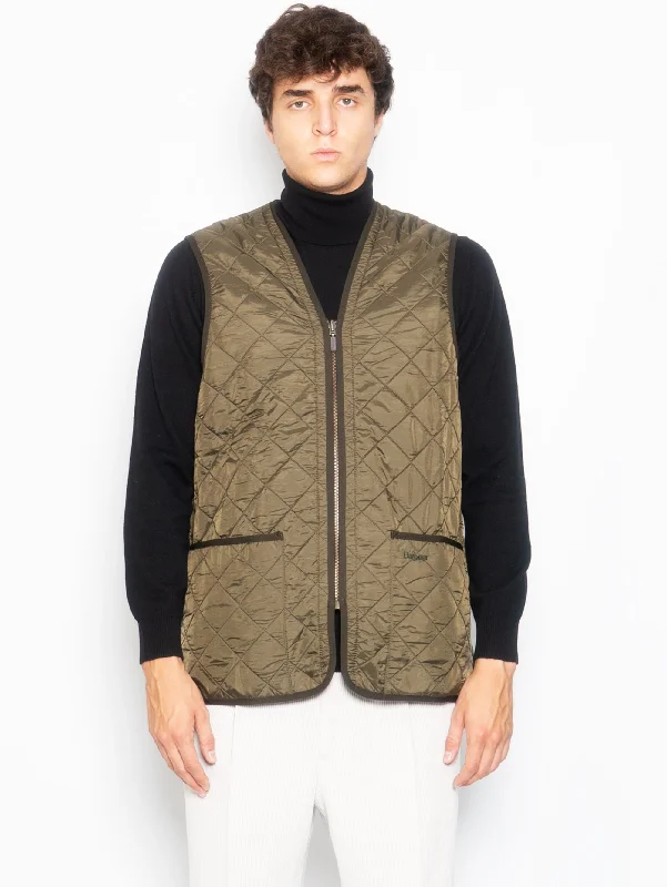 Fashionable Comfort Gilet trapuntato Polarquilt Verde