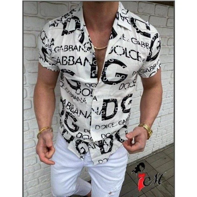 Fashion Elements Casual Shirts For Men - Letters
