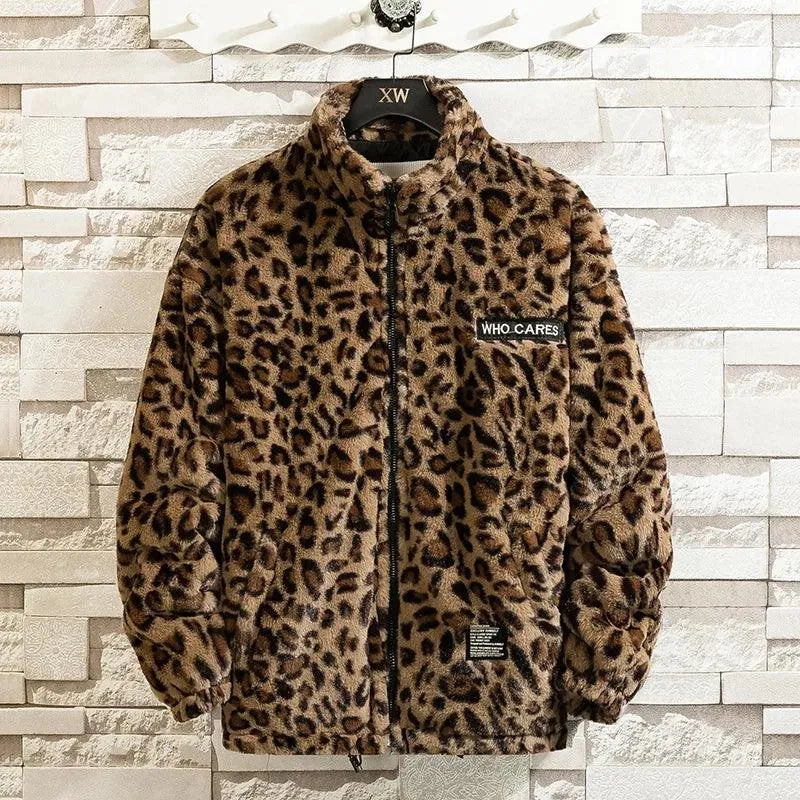 Cozy Lounge Wear Casual Turtle Printed Men Fleece Jacket