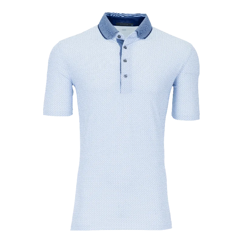 College Style Chain Linked Polo