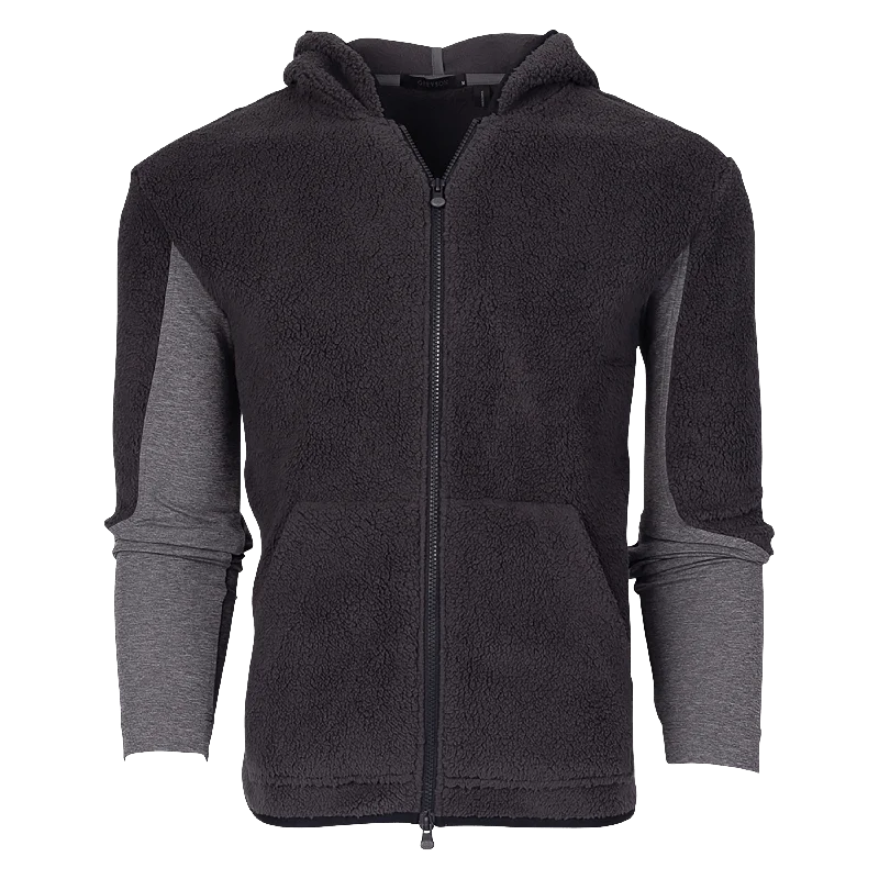 Soft Style Sherpa Hybrid Full-Zip Hoodie