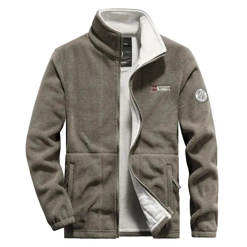 Casual Chic Wear Stylish Fleece Winter Men Jacket