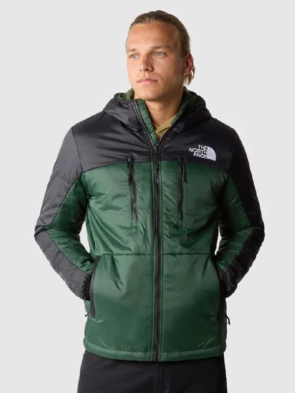 Slim Fit Giacca con Cappuccio Himalayan Light Verde/Nero