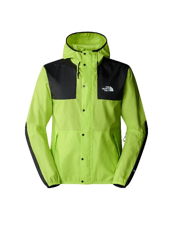 British Style Giacca Moutain Color Block con Cappuccio Lime