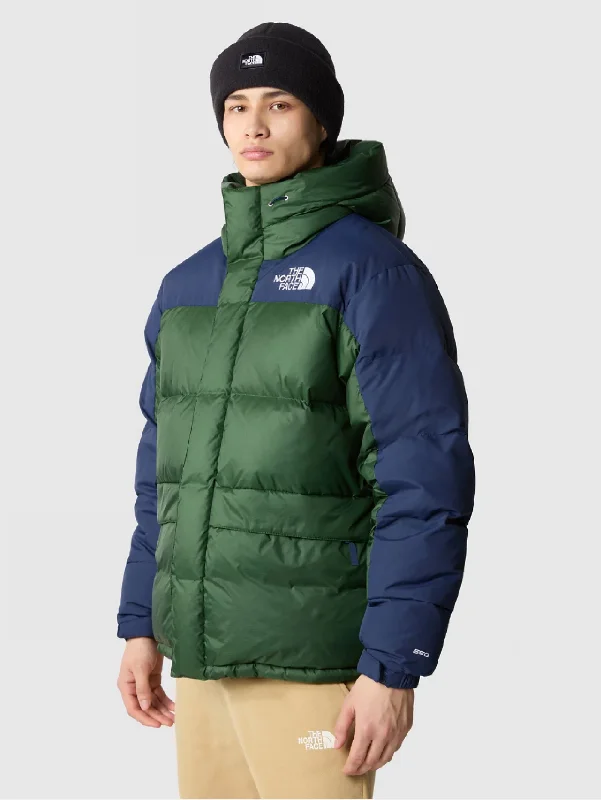 Sports And Leisure Piumino con Cappuccio Color Block Himalayan Verde/Blu
