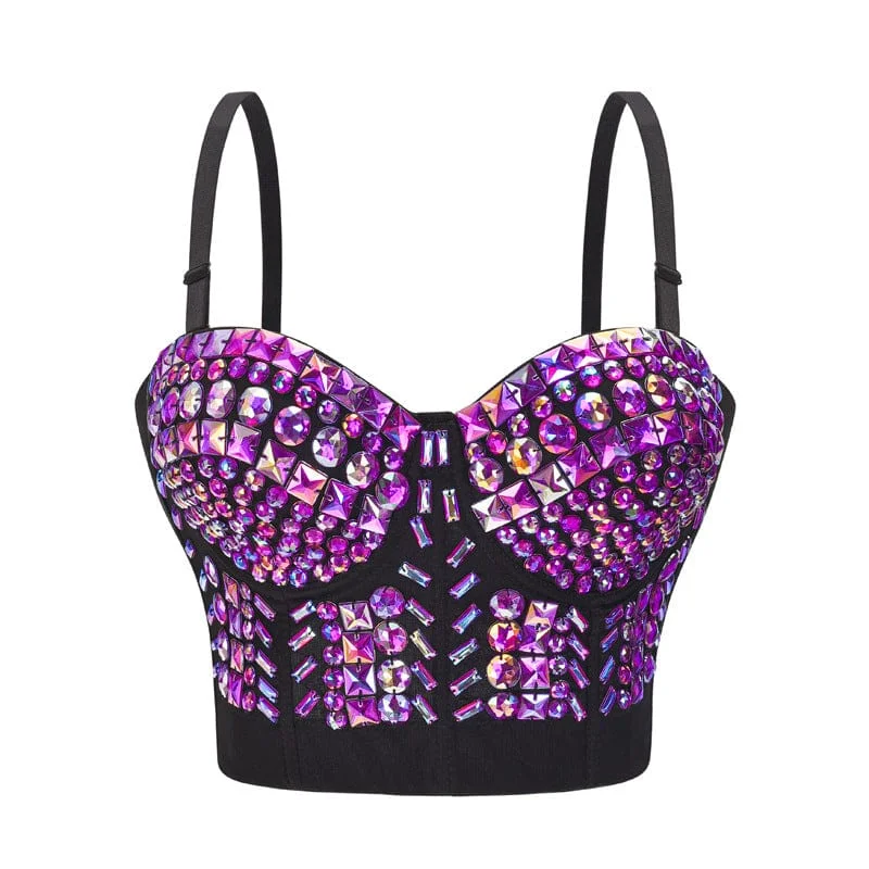 Modernism Women's Gothic Beaded Bustier