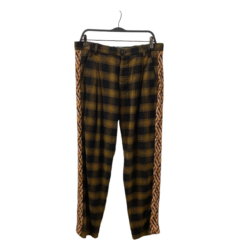 Relaxed And Casual SONG FOR THE MUTE/Pants/48/Cotton/BRW/Plaid