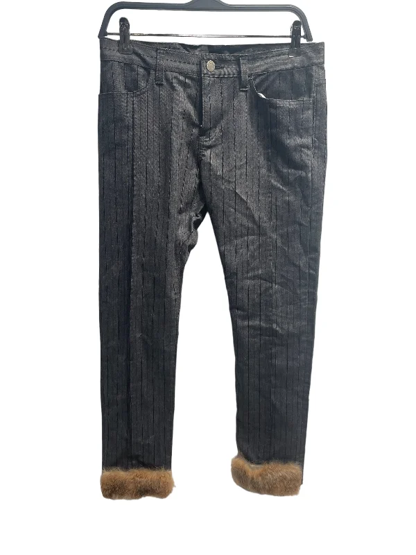 Everyday Chic UNDERCOVER/Straight Pants/M/GRY/Stripe/