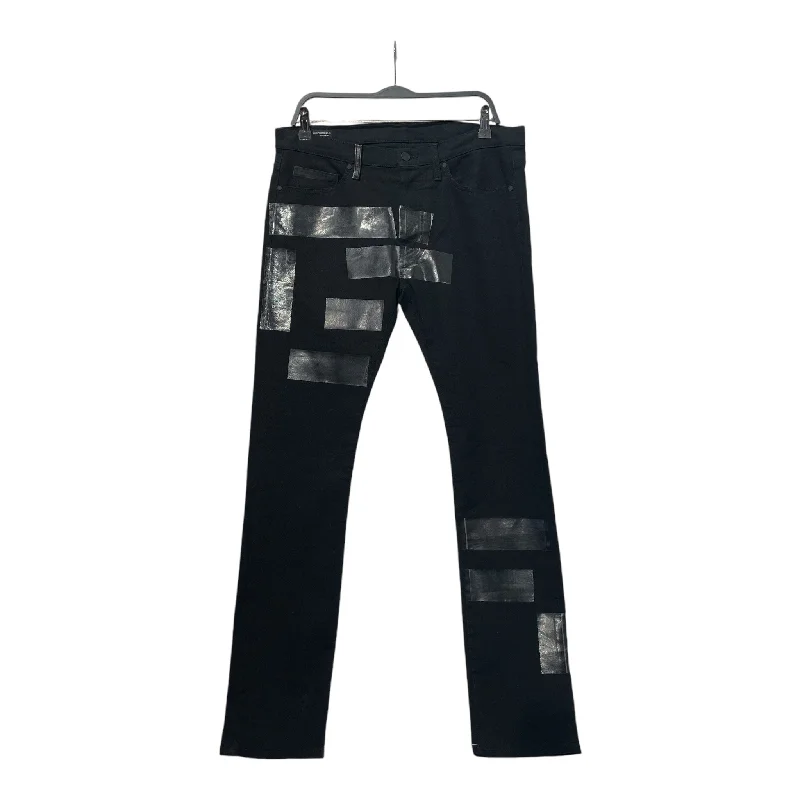 Innovative Design MARCELO BURLON COUNTY OF MILAN/Straight Pants/32/Cotton/BLK/
