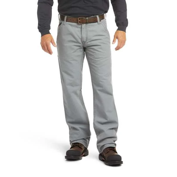 Simple Matching ARIAT FR M4 GRAY WORKHORSE CARPENTER PANT